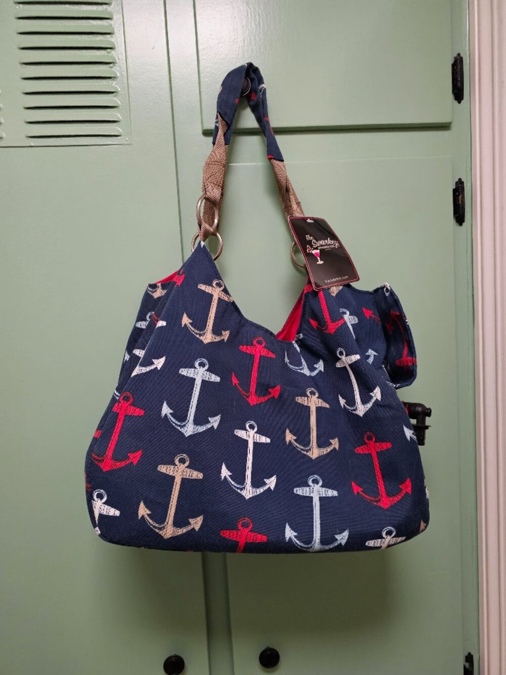 Wine Purse...Nautical themed